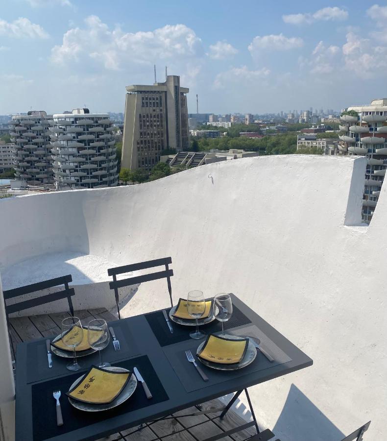 14Eme Et Der Etage "Arty" Avec 2 Chambres Et Vue Panoramique ! Créteil Exterior photo