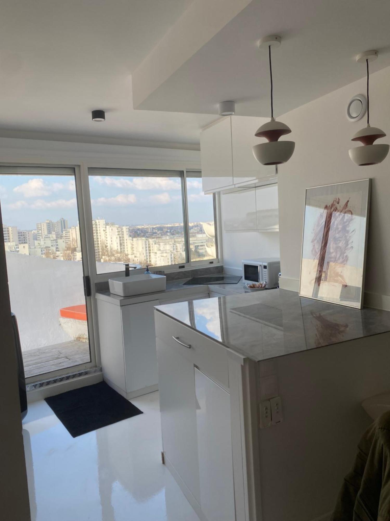 14Eme Et Der Etage "Arty" Avec 2 Chambres Et Vue Panoramique ! Créteil Exterior photo